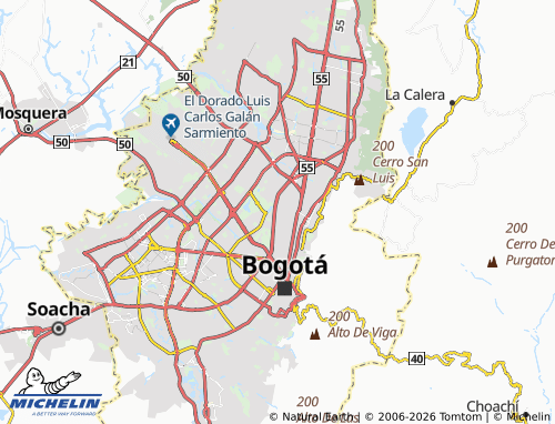 MICHELIN Benjamín Herrera map - ViaMichelin