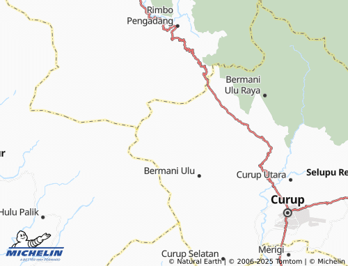 MICHELIN Sentral Baru map - ViaMichelin