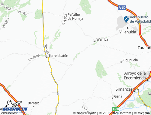 MICHELIN Castrodeza map - ViaMichelin