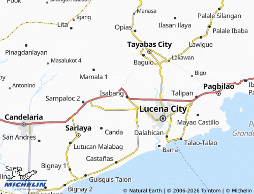 MICHELIN Isabang map - ViaMichelin