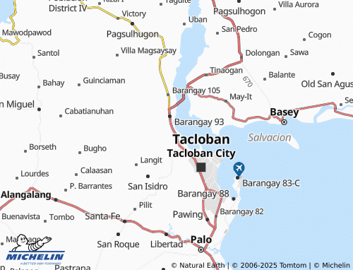 MICHELIN Barangay 99 map - ViaMichelin