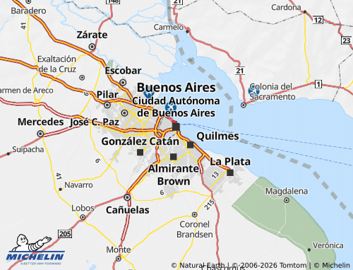 Mappa MICHELIN Avellaneda - ViaMichelin