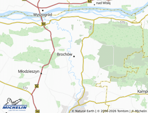 Mappa MICHELIN Brochów - ViaMichelin