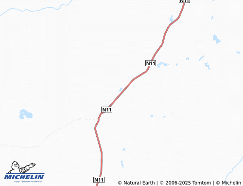 MICHELIN Guidan Bagala map - ViaMichelin