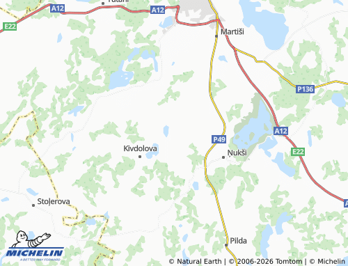 Mapa MICHELIN Tribuki - ViaMichelin