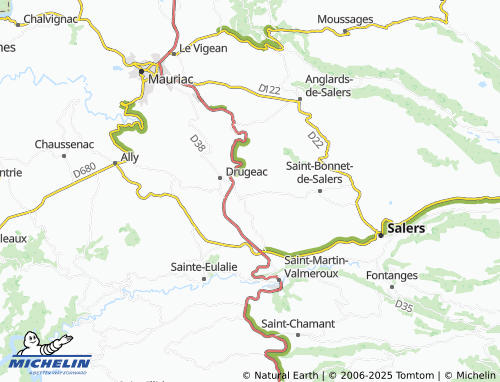 MICHELIN Champs map - ViaMichelin