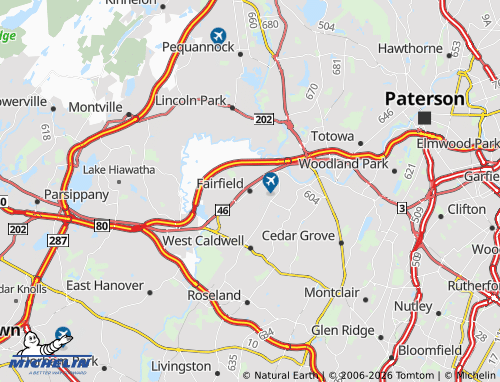 Mapa MICHELIN Fairfield - ViaMichelin
