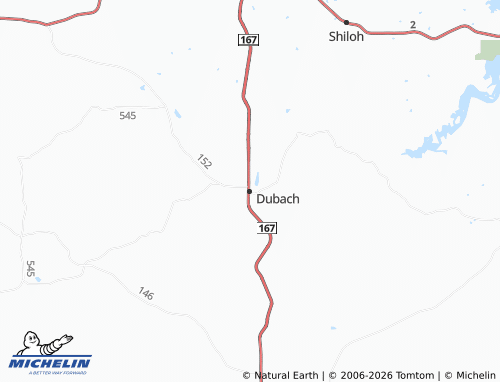 Carte MICHELIN Dubach - ViaMichelin