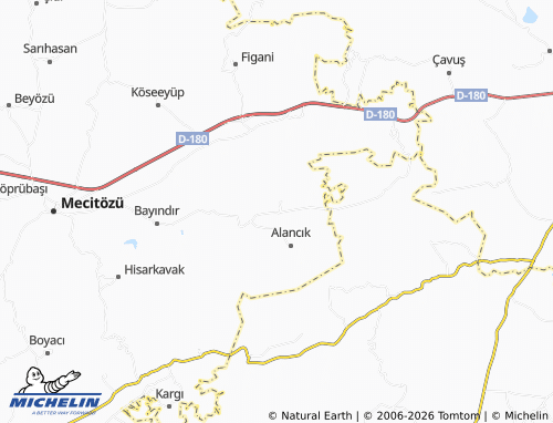 MICHELIN Yedigöz map - ViaMichelin