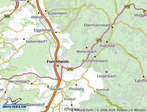 MICHELIN Serlbach map - ViaMichelin
