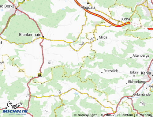 Mapa MICHELIN Drößnitz - ViaMichelin