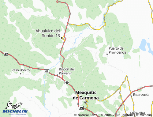 Mappa MICHELIN Sur - ViaMichelin