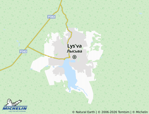 MICHELIN-Landkarte Lys'va - ViaMichelin