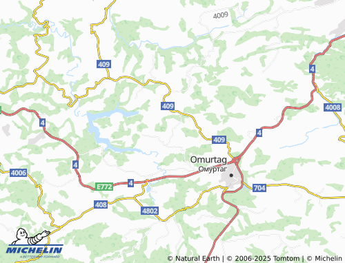 MICHELIN Dolna Hubavka map - ViaMichelin