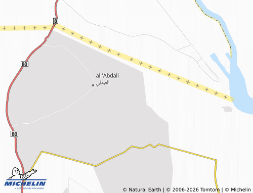 MICHELIN Abdily Block 4 map - ViaMichelin