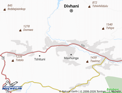 Kaart MICHELIN Madangani - ViaMichelin