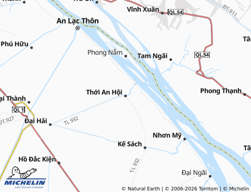 Mapa MICHELIN Thới An Hội - ViaMichelin