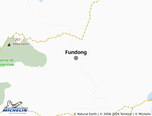 MICHELIN Fundong map - ViaMichelin