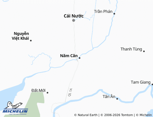 Mapa MICHELIN Trần Thới - ViaMichelin