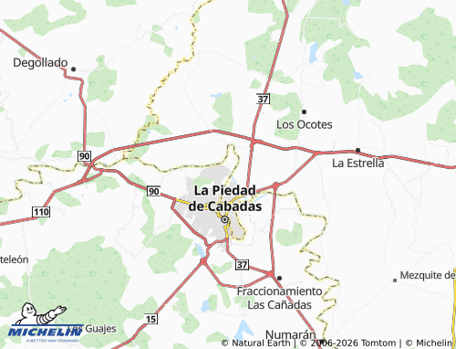 MICHELIN-Landkarte Rivera del Sol - ViaMichelin