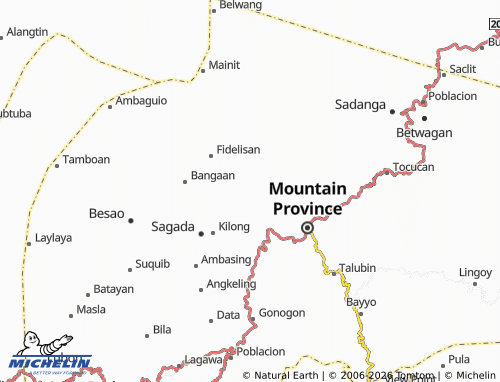 MICHELIN Dalican map - ViaMichelin