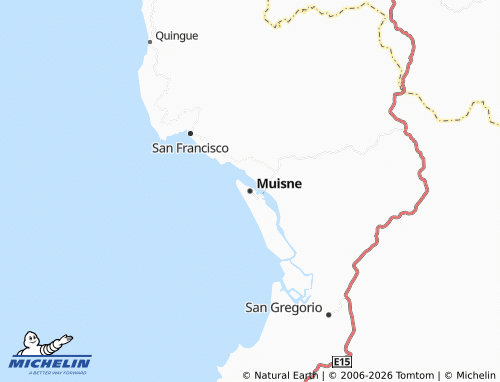 Mappa MICHELIN Muisne - ViaMichelin