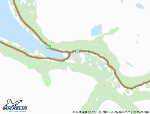 Mappa MICHELIN Nordkjosbotn - ViaMichelin