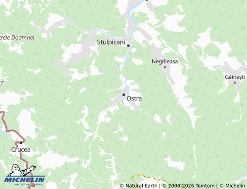 MICHELIN Ostra map - ViaMichelin