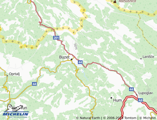 MICHELIN Sveti Ivan map - ViaMichelin