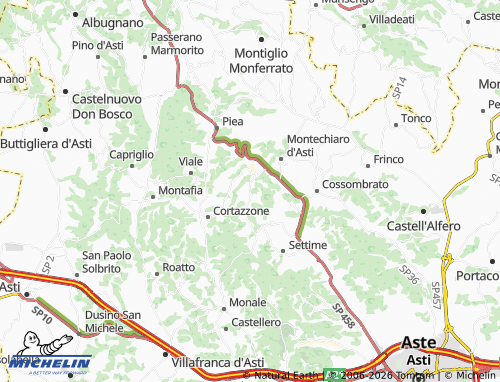 Mappa MICHELIN Camerano Casasco - ViaMichelin
