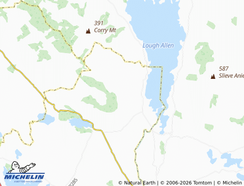 MICHELIN Arigna map - ViaMichelin
