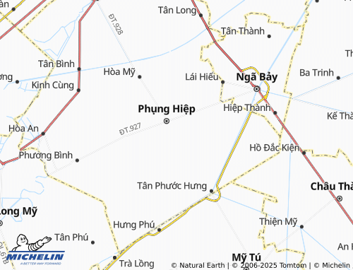 MICHELIN Hiệp Hưng map - ViaMichelin