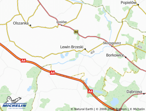 Carte MICHELIN Kantorowice - ViaMichelin