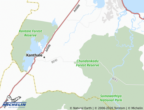 MICHELIN Jayanthipura map - ViaMichelin