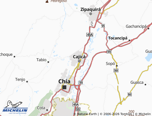 Carte MICHELIN Chuntame - ViaMichelin