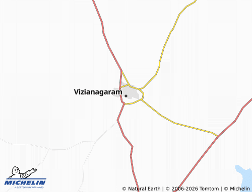 Carte MICHELIN Vizianagaram - ViaMichelin