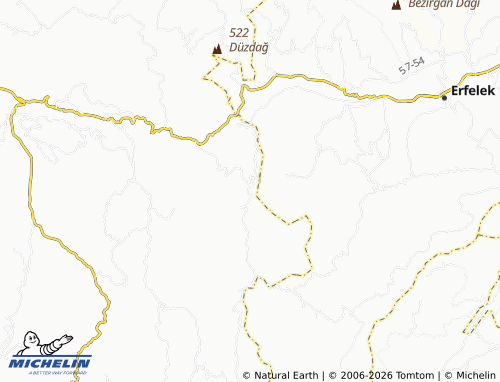 Mappa MICHELIN Akören - ViaMichelin
