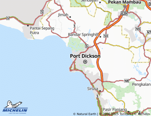 MICHELIN Taman Ria map - ViaMichelin