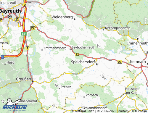 MICHELIN Wallenbrunn map - ViaMichelin
