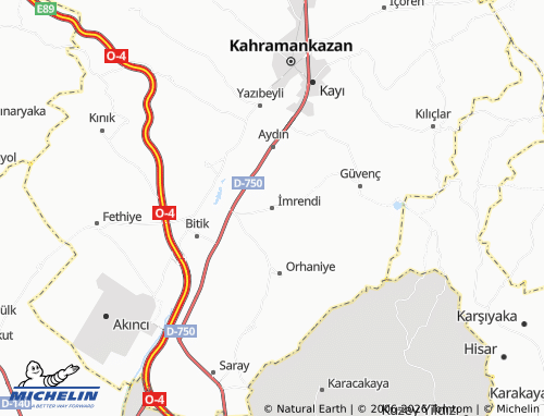 MICHELIN İmrendi map - ViaMichelin