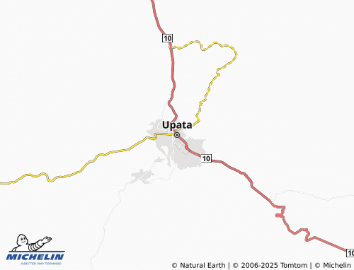 MICHELIN Upata map - ViaMichelin