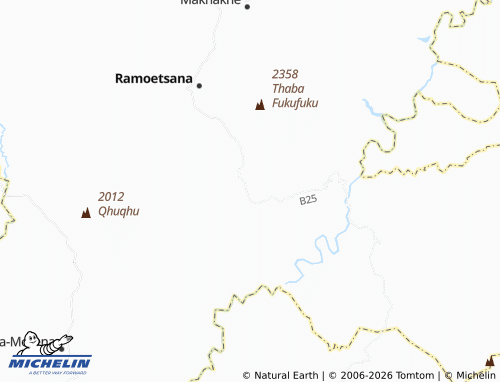 Mapa MICHELIN Moeaneng - ViaMichelin