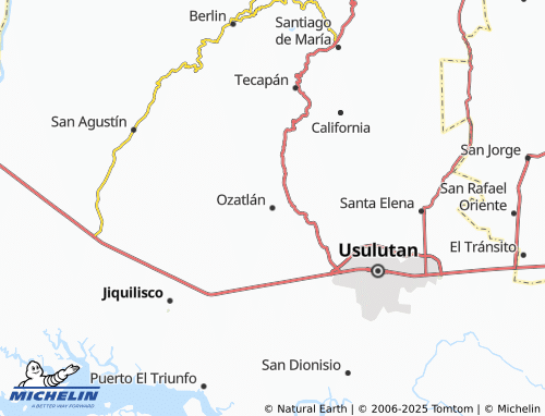 MICHELIN Ozatlán map - ViaMichelin