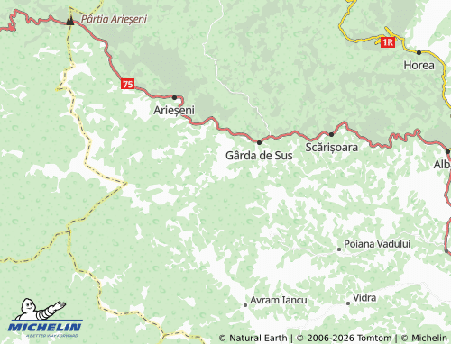 MICHELIN Sucești map - ViaMichelin