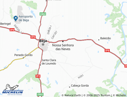 MICHELIN Vila Azedo map - ViaMichelin