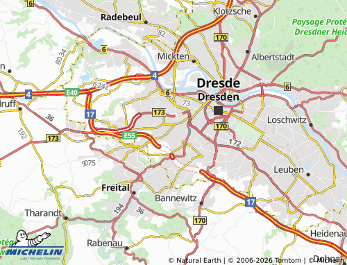 Mappa MICHELIN Naußlitz - ViaMichelin