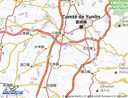 Mappa MICHELIN nan jing cuo - ViaMichelin