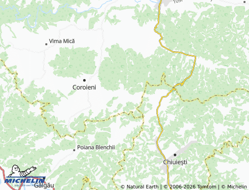MICHELIN Dealu Mare map - ViaMichelin