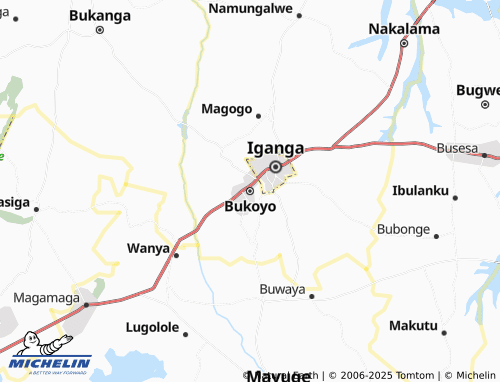 MICHELIN Bukoyo map - ViaMichelin