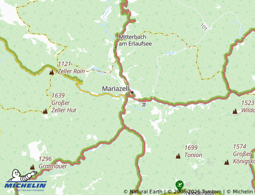 MICHELIN Rasing map - ViaMichelin